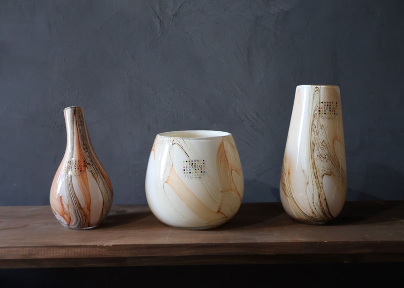 FIDRIOフラワーベース　Bottle Pisa　花瓶　一輪挿し　ガラス FIDRIOフラワーベースBottle Pisa花瓶一輪挿しガラス