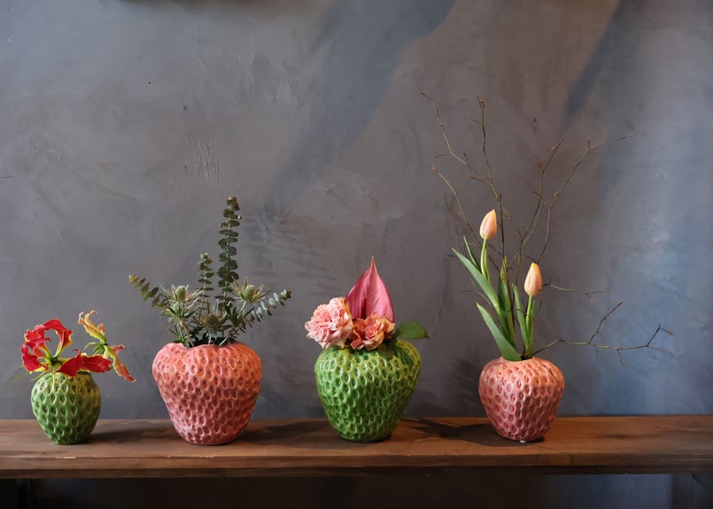 DESPOTS-Strawberry vase P- | FLOWER&ANTIQUE misawa