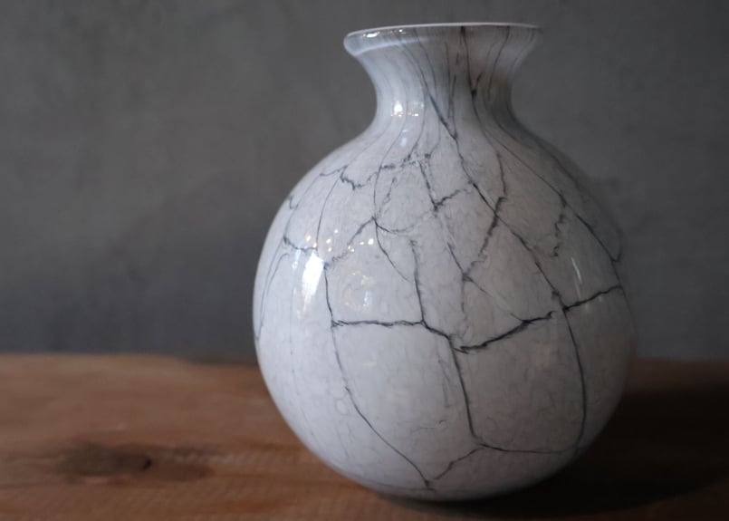 FIDRIO-Bolvase with neck CEMENT- | FLOWER&ANTIQ FIDRIO-Bolvase with neck CEMENT- | FLOWER&ANTIQ