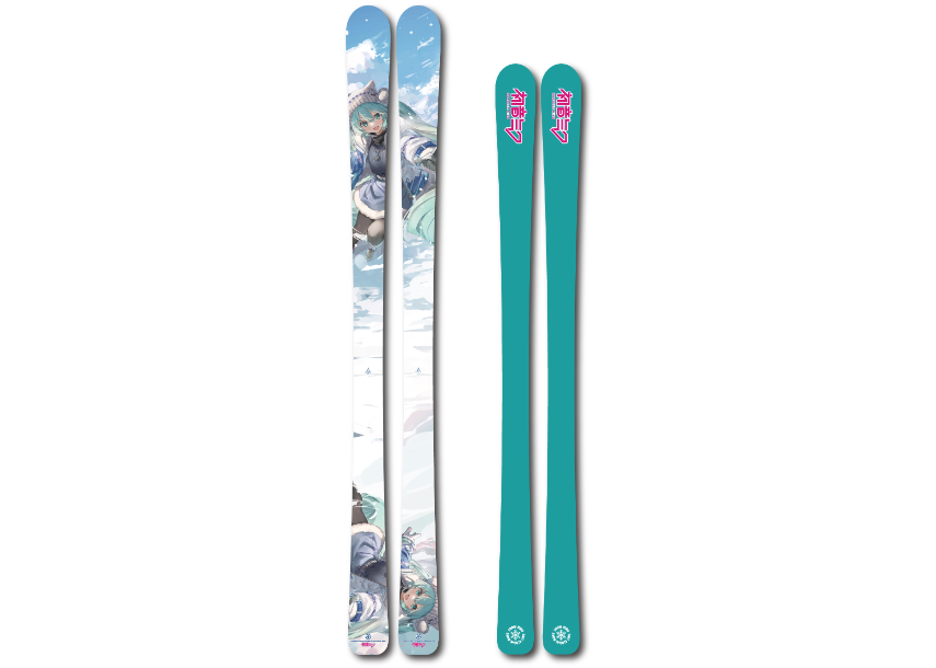 25モデル 初音ミク SKI：初音ミクスキー（Art by daidou) | SNOWMIK