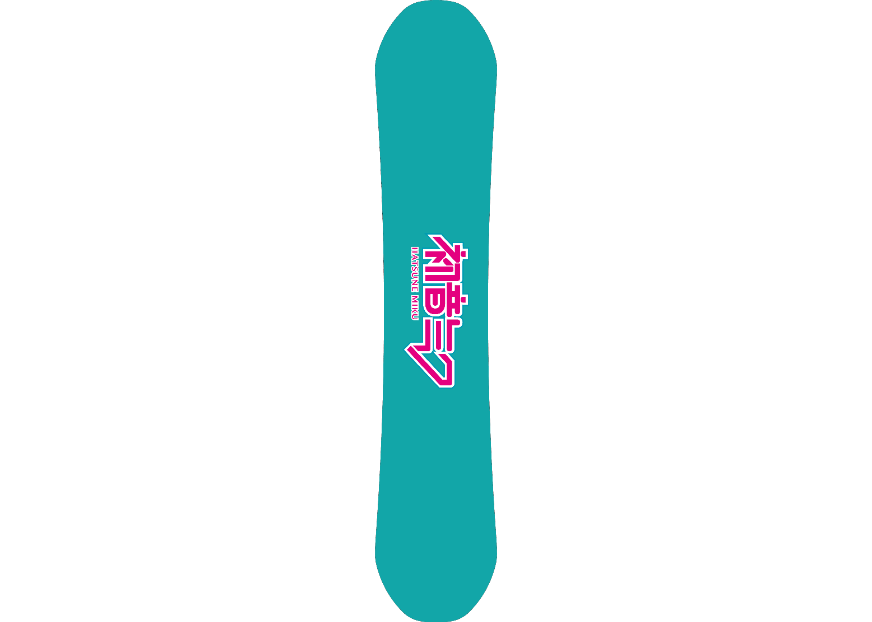 24モデル SNOWMIKU Snowboard：初音ミクボード（ Art by 夕子 ) |