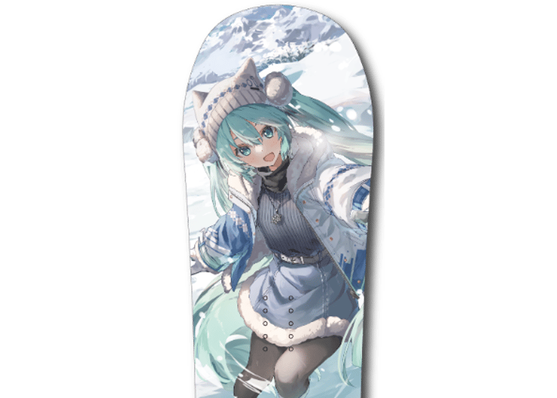 25モデル 初音ミク Snowboard:初音ミクボード(Art by daidou 25モデル 初音ミク Snowboard:初音ミクボード(Art by daidou