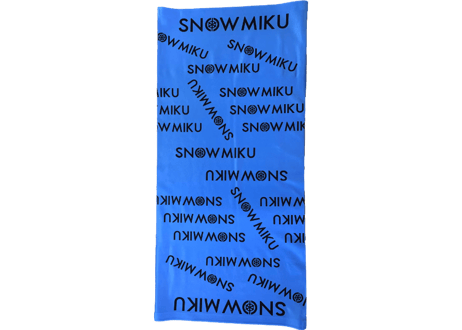 SNOWMIKUロゴ入り ネックチューブ