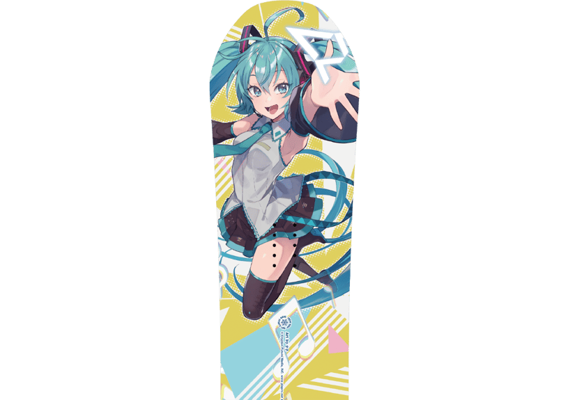 24モデル SNOWMIKU Snowboard：初音ミクボード（ Art by 夕子 ) |