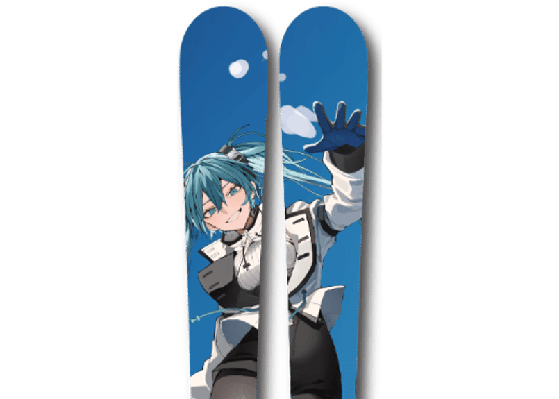 25モデル 初音ミク SKI:初音ミクスキー(Art by さくしゃ2 25モデル 初音ミク SKI:初音ミクスキー(Art by さくしゃ2