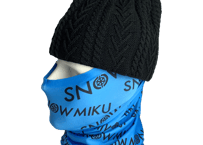 SNOWMIKUロゴ入り ネックチューブ