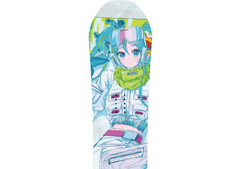 24モデル SNOWMIKU Snowboard：初音ミクボード（ Art by najuco )