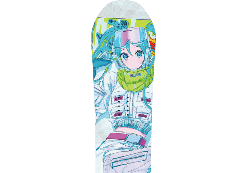 24モデル（予約商品）SNOWMIKU Snowboard：初音ミクボード（ Art by n