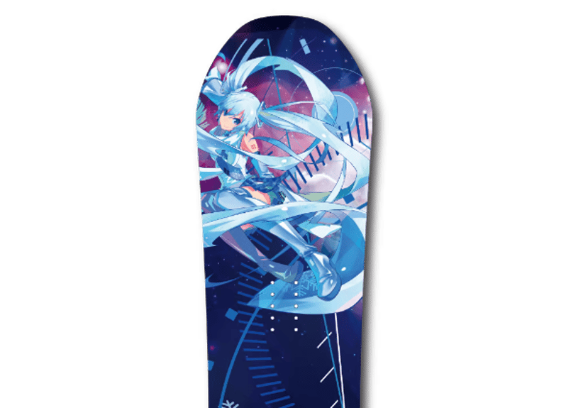 23モデル SNOWMIKU Snowboard：雪ミクボード（Art by MONQ ) |