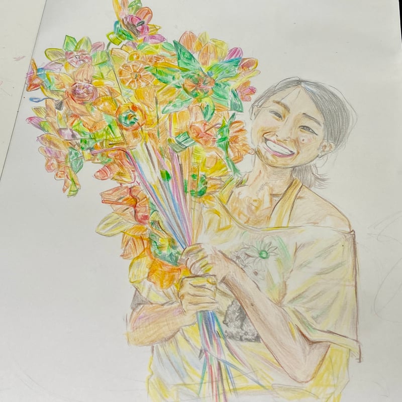 開運 笑顔絵】似顔絵、希望イラスト、ギフト可 | unell store