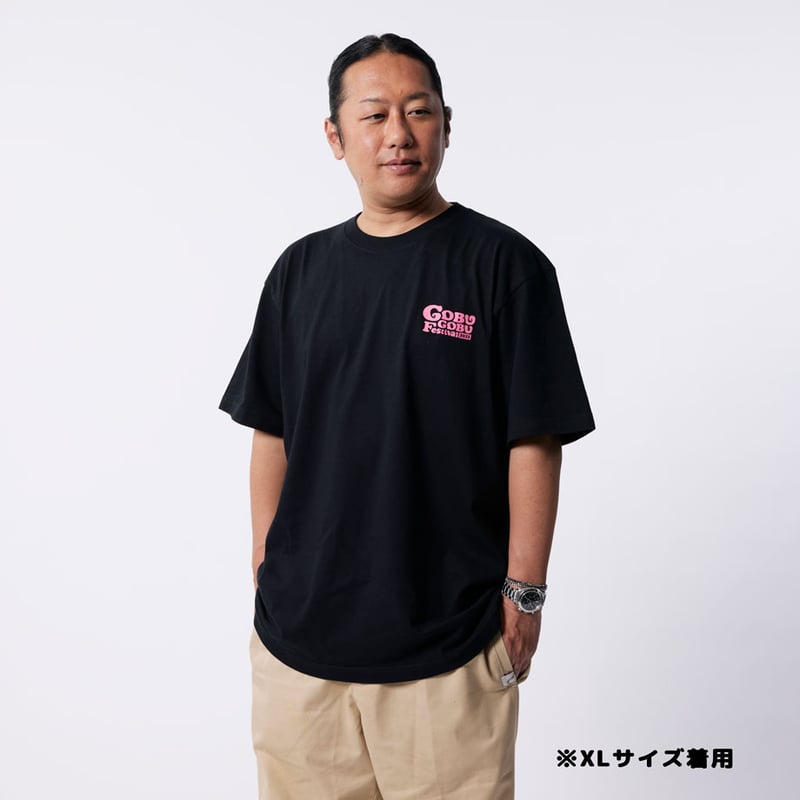 ごぶごぶフェスオフィシャルTシャツ(ブラック×ピンク) | M ごぶごぶフェスオフィシャルTシャツ(ブラック×ピンク) | M