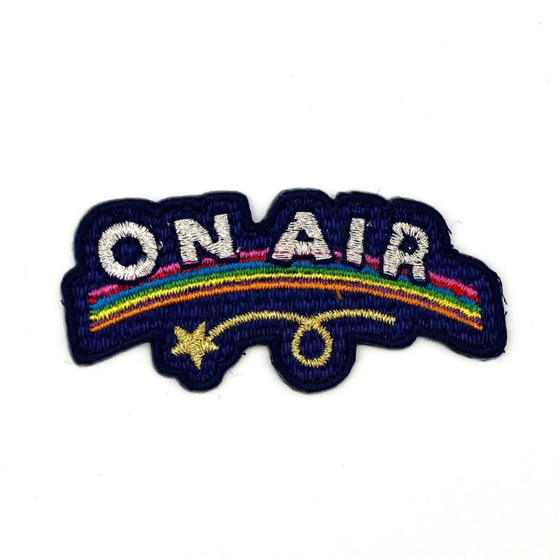 ヤンタン刺繍ワッペン(ON AIR)※アイロンワッペン・ステッカー両用 