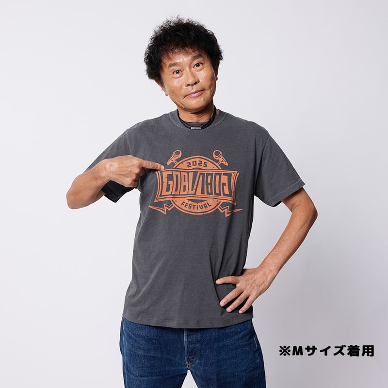 ごぶごぶフェスオフィシャルTシャツ ヴィンテージ（グレー） | M