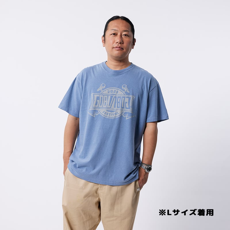 ごぶごぶフェスオフィシャルTシャツ ヴィンテージ（ブルー
