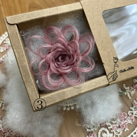 フルールヘアのヘアアクセサリー(レギュラー)クリップ 各色