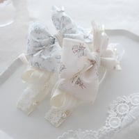 ちょうちょヘッドアクセサリー(フランス生地)