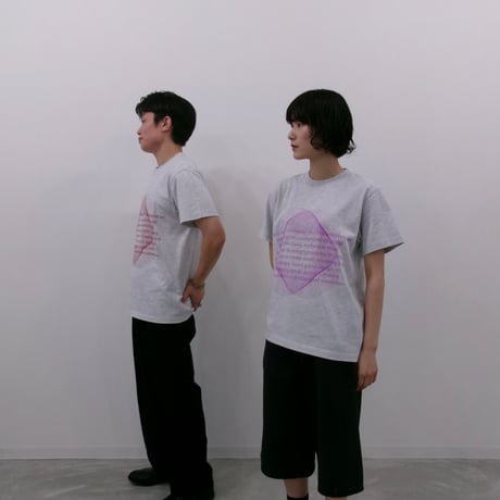 Highleft psychic tee gray（purple）