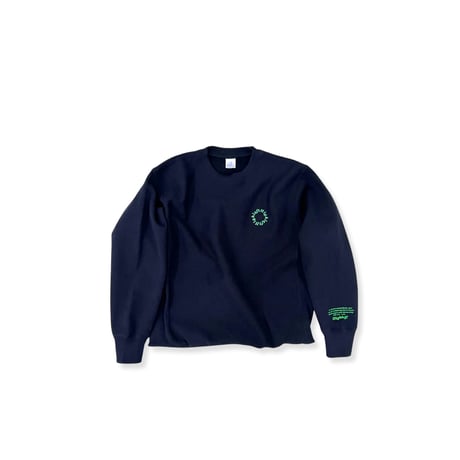 Highleft circle logo sweat navy