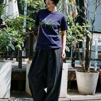 Highleft cross tak wide pants