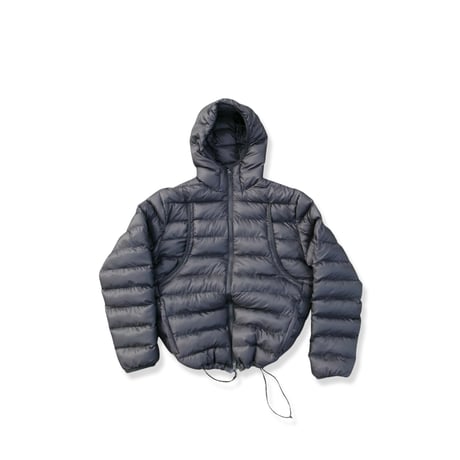 Highleft four pockets puff jacket black