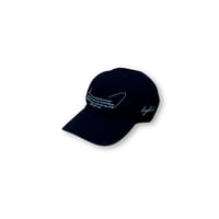 Highleft two type logo cap navy