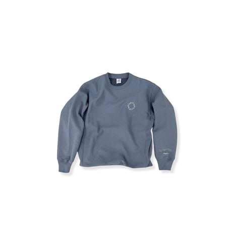 Highleft circle logo sweat light blue