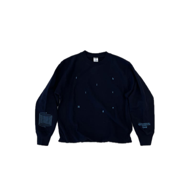 Highleft ate sweat navy | Highleft