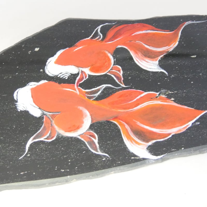 絵画】ネイチャーアート「和金」原画