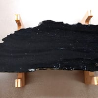 No.3 サヌカイトベル 古代の妙音1000g（サヌカイ陶琴用マット付き