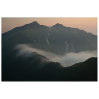 薄雲まとう鹿島槍