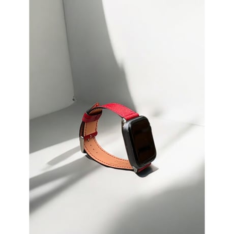 22COLS「ドレスアップルバンド」20mm巾　22mm巾　ローズレッド