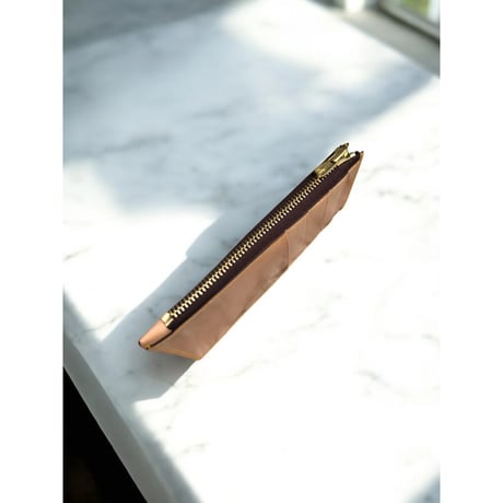 22COLS 「両面レザー スマートカードケース」ヌメ革