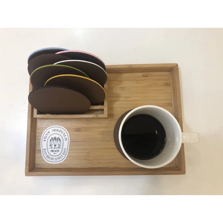 PROOFオリジナル「LIONCALF」オールレザーコースター