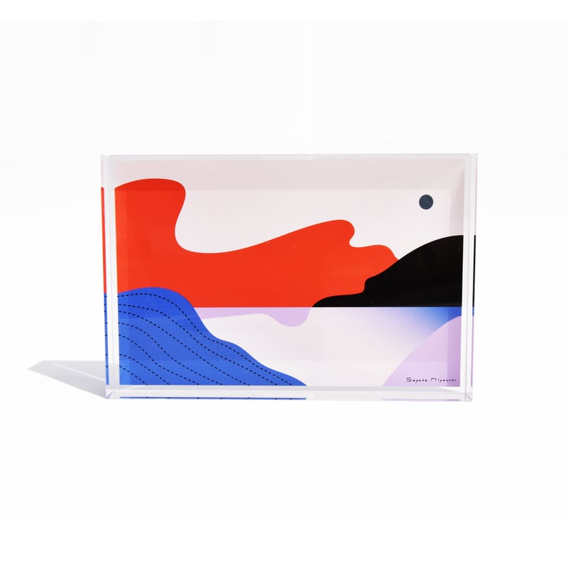 【オフィシャルストア限定！受注生産品！】サクヤ　カバーアート　アクリルブロック アクリルブロックアート | Sayaka Miyauchi