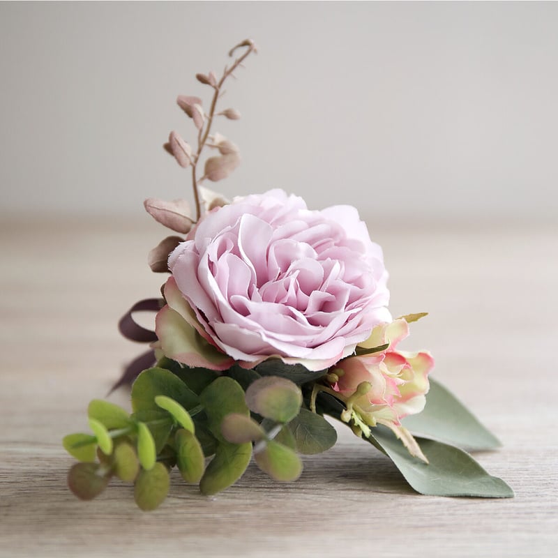 ウェディングブーケ 造花 アンティークピンク ウェディングブーケ 造花 アンティークピンク
