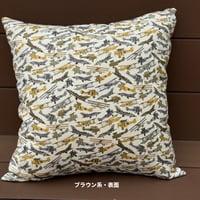 【再入荷】レトロ飛行機柄クッションカバー