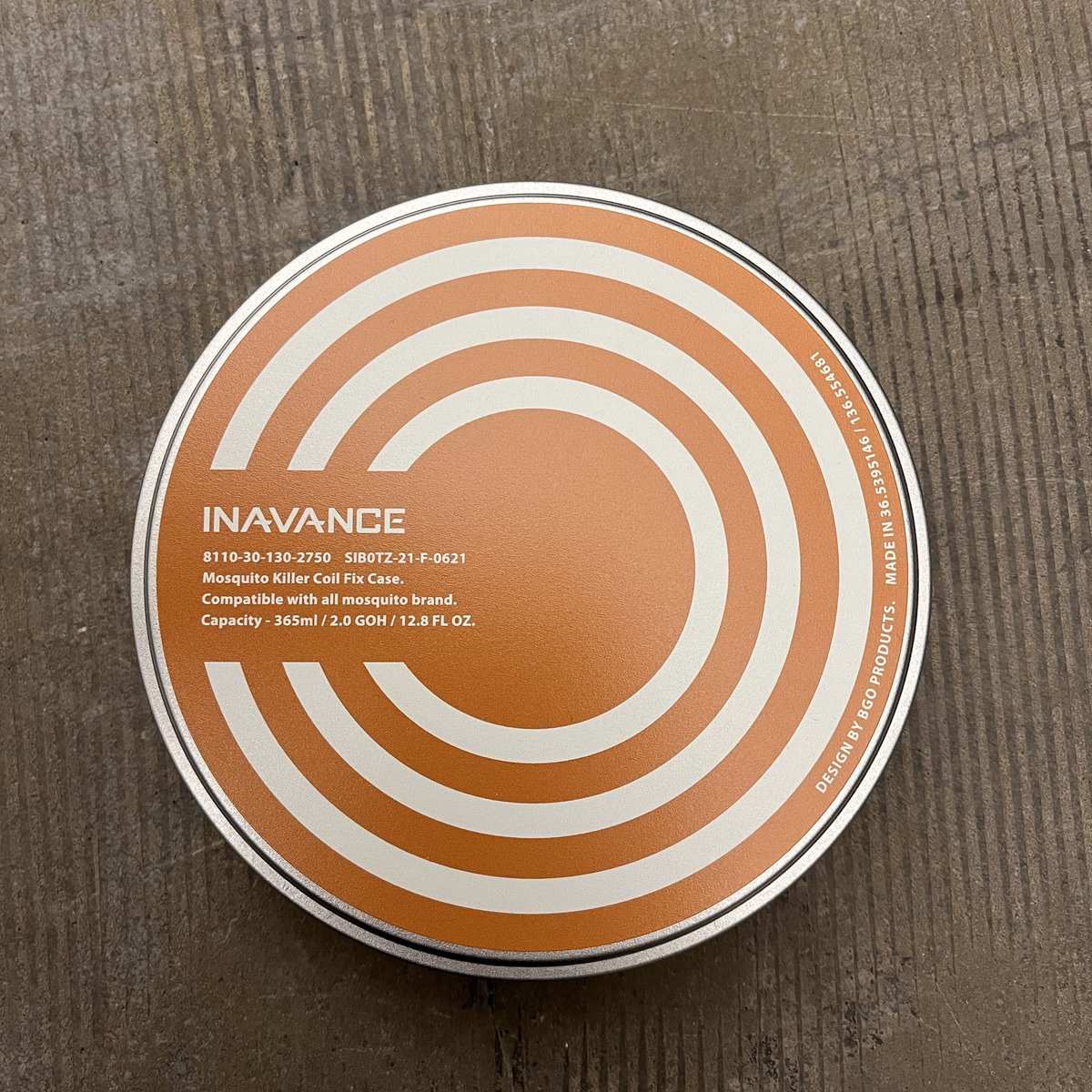 Black【新品】MOSQUITO COIL CASE bgo インアバンス MOSQUITO COIL CASE INAVANCE