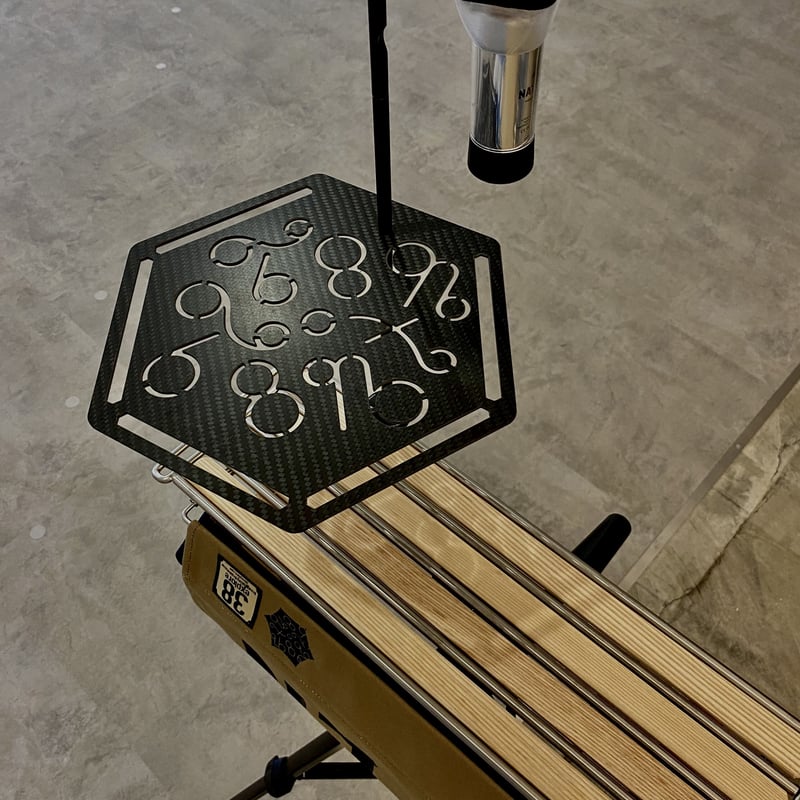 TENt o TEN　CF Plate Hex L カーボン エッジスタンド TENt o TEN CF Plate Hex L カーボン エッジスタンド TENt o TEN