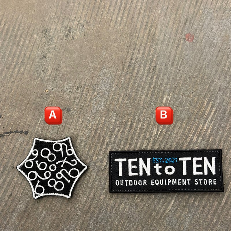 【未使用】TENt o TEN ワッペン ４点セット TENt o TEN】TENt o TEN ワッペン | TENt o TEN