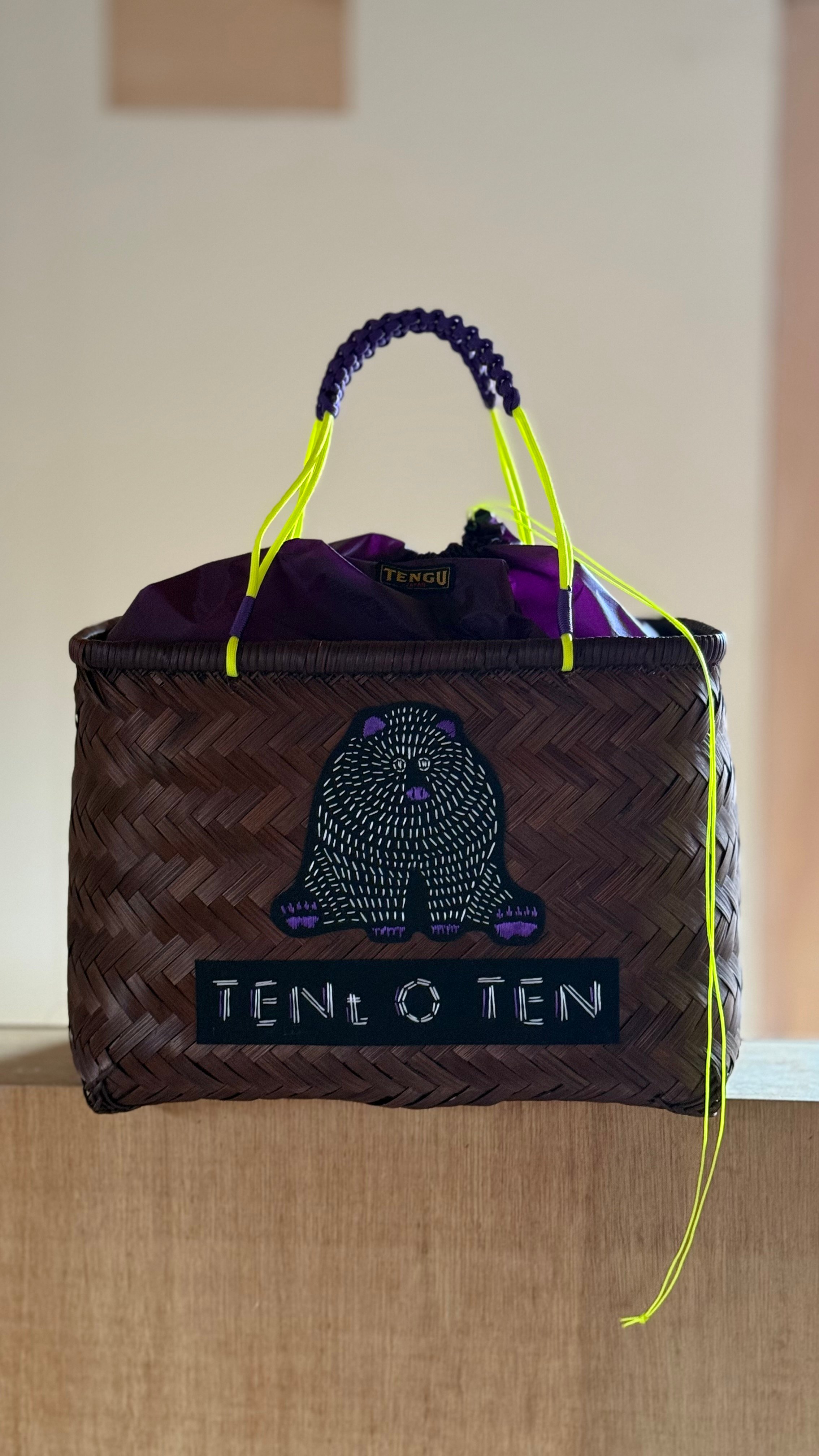 へうげ手籠　TENtoTEN刺子熊ver へうげ手籠 TENt o TEN刺子熊ver | TENt o TEN