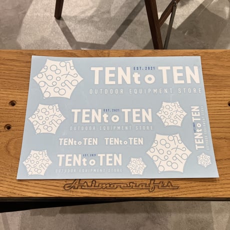 TENt o TENステッカー【１枚シート】１枚