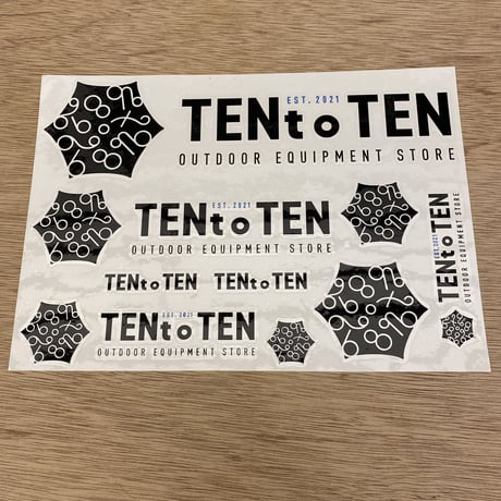 TENt o TENステッカー【１枚シート】１枚