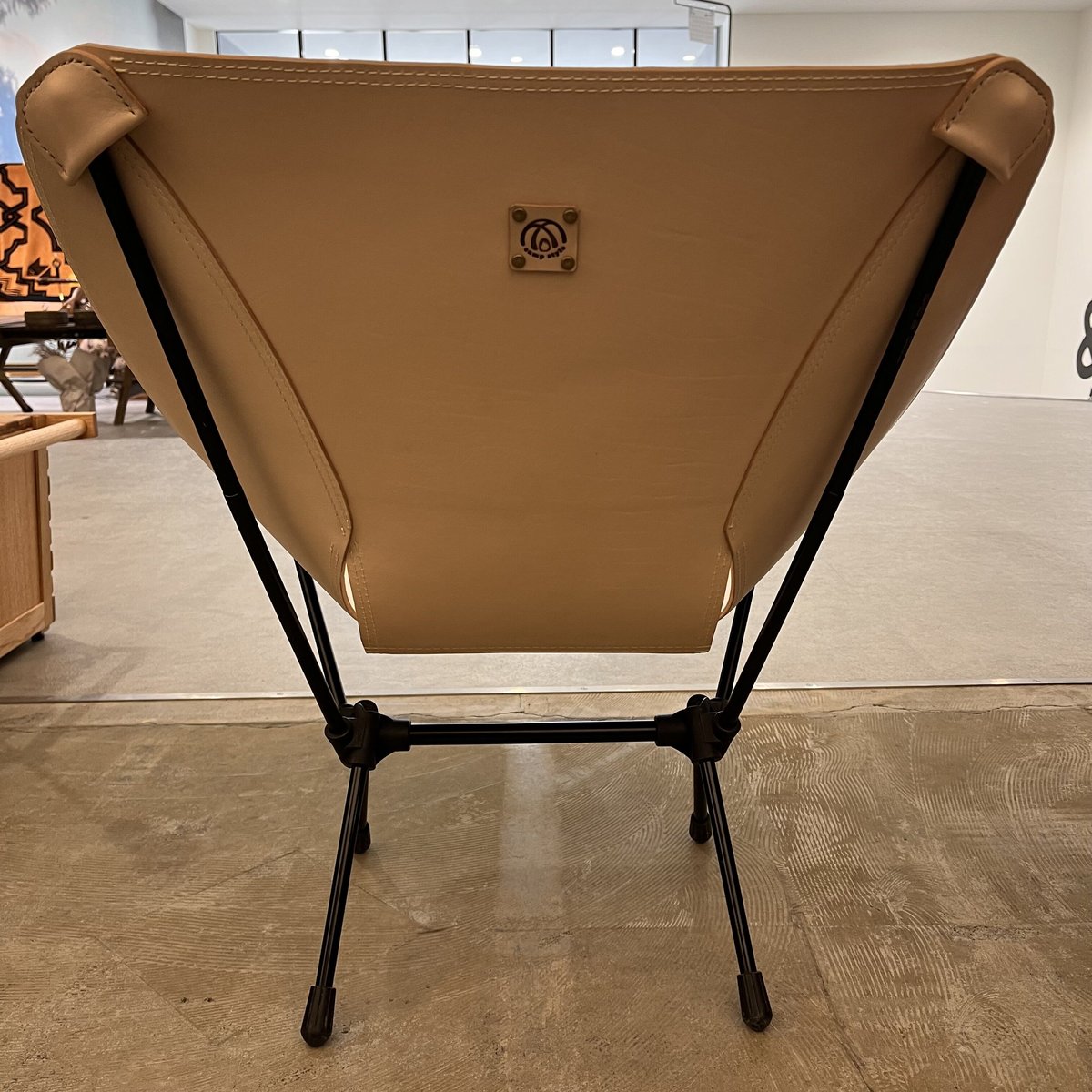 camp style】チェアワンレザーシート | TENt o TEN