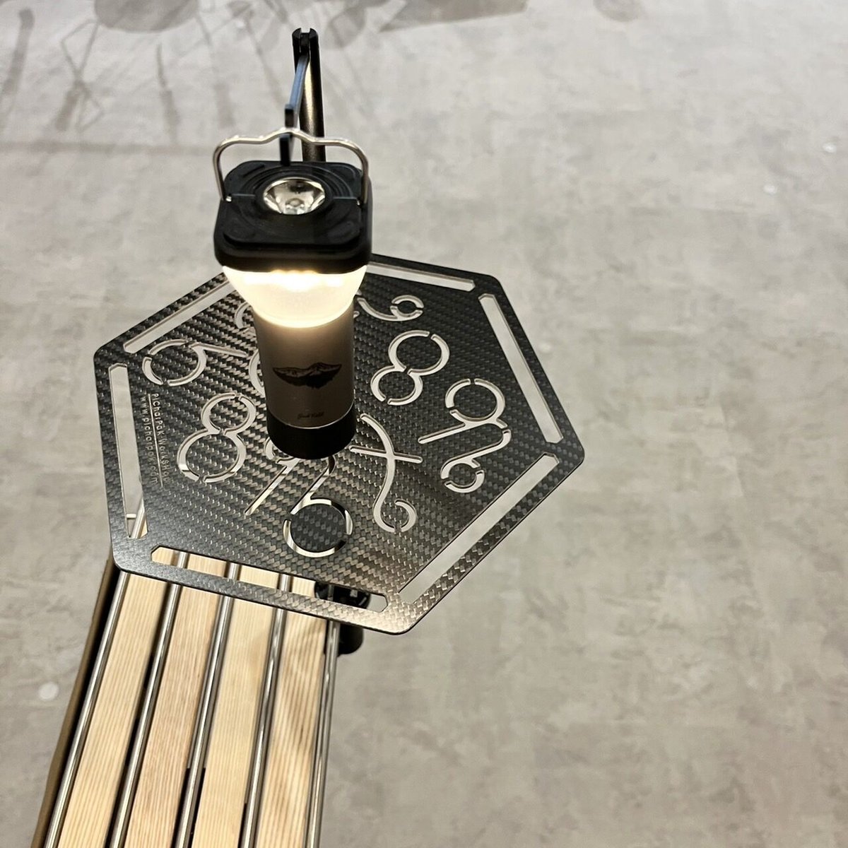 TENt o TEN　CF Plate Hex L カーボン エッジスタンド TENt o TEN】Accessories CF plate Hex L | TENt o