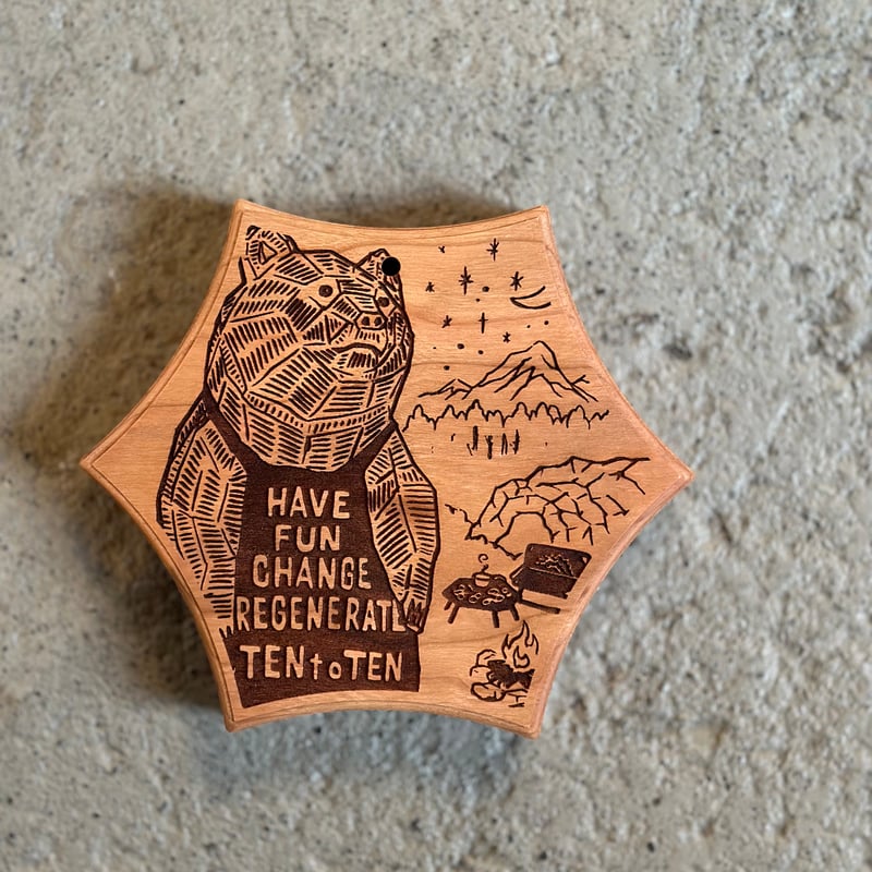 tent o ten コロニスタンド 彫ックマ 【公式通販】