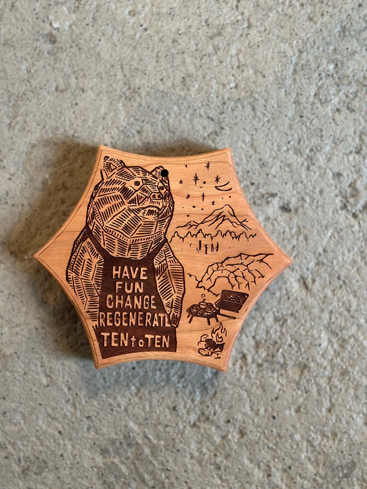 WHATWEWANT TENtoTENコロニスタンド 彫ックマ テントテン コロニスタンド(彫ックマ) | TENt o TEN