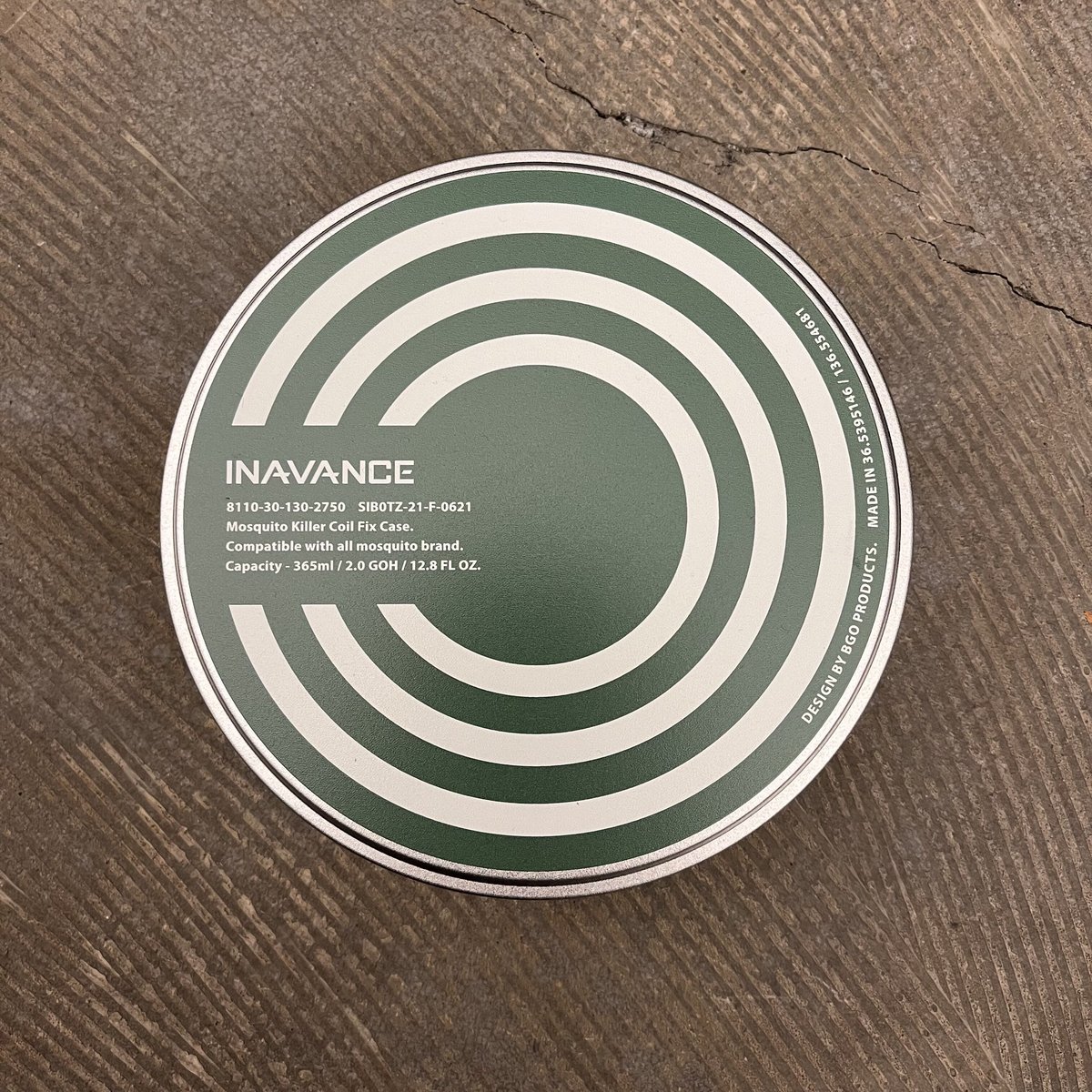 Black【新品】MOSQUITO COIL CASE bgo インアバンス MOSQUITO COIL CASE INAVANCE