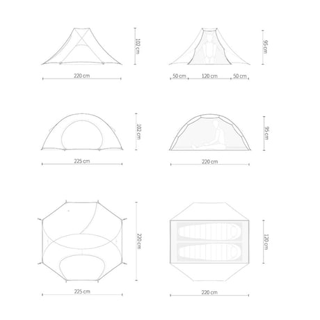 【Pre tents】Lightrock 2 Pewter