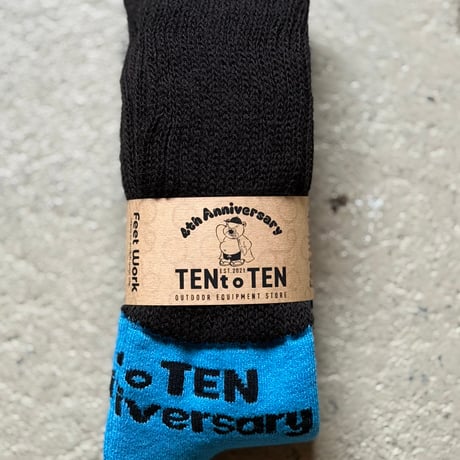 4th anniversary　プニテンくんsocks