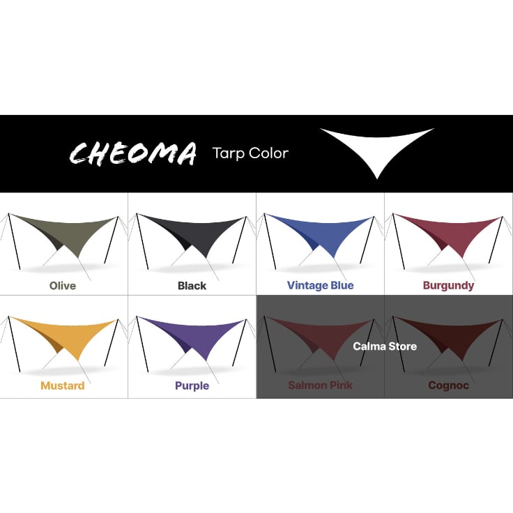 チョマ (CHEOMA) ウィング　タープ　　 カラー　サーモンピンク チョマ (CHEOMA) ウィングタープ | TENt o TEN